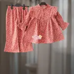 Onion Pink Corduroy Cotton Top-set 2-12y (L4M5)