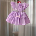 Lavender Jimmy choo Silk Party Frock STN6T1