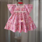 Pink Pure Cotton Frock PC192T2