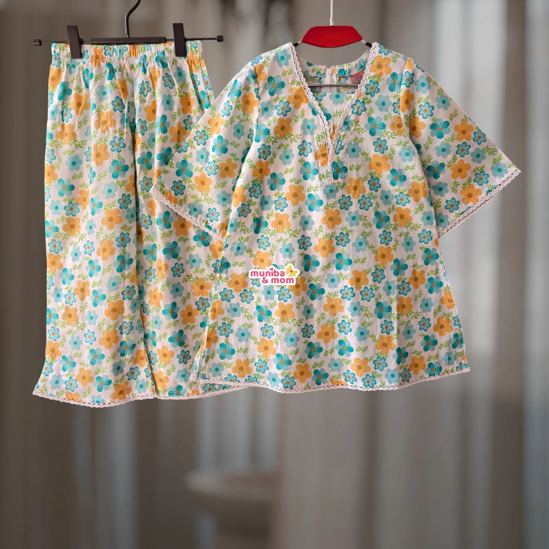 Pest Flower premium cotton kamiz-set L3M5