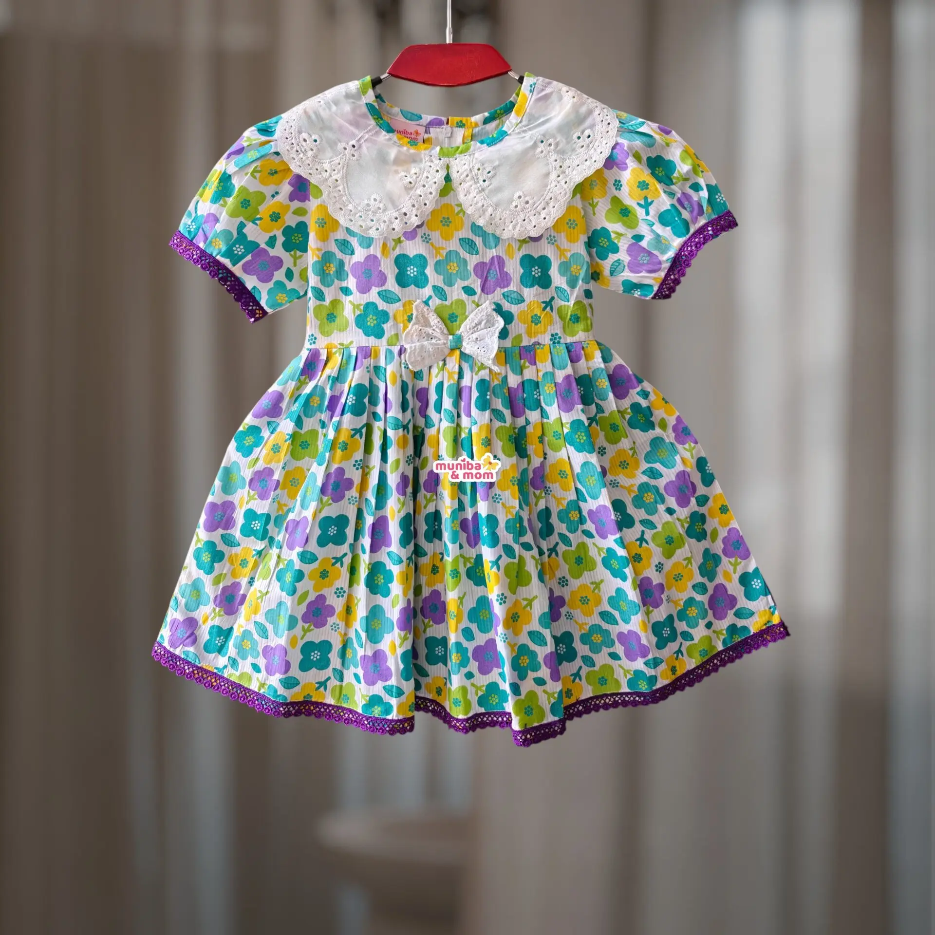 Spring Premium Cotton Frock CC96T2