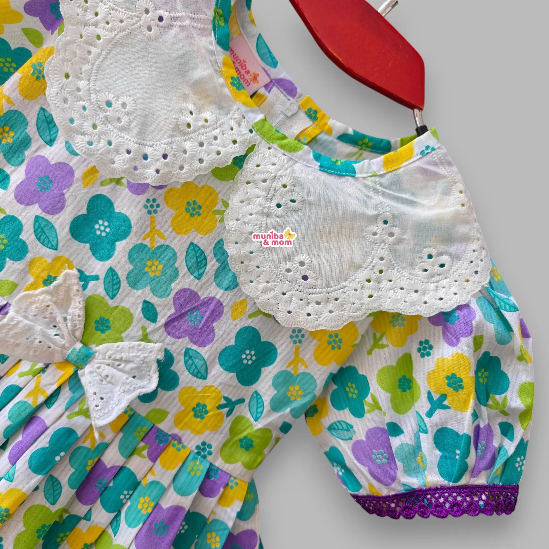 Spring Premium Cotton Frock CC96T2 - Image 2