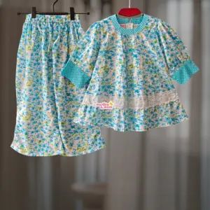 Sky Blue Premium Cotton Top-Set CC97T1