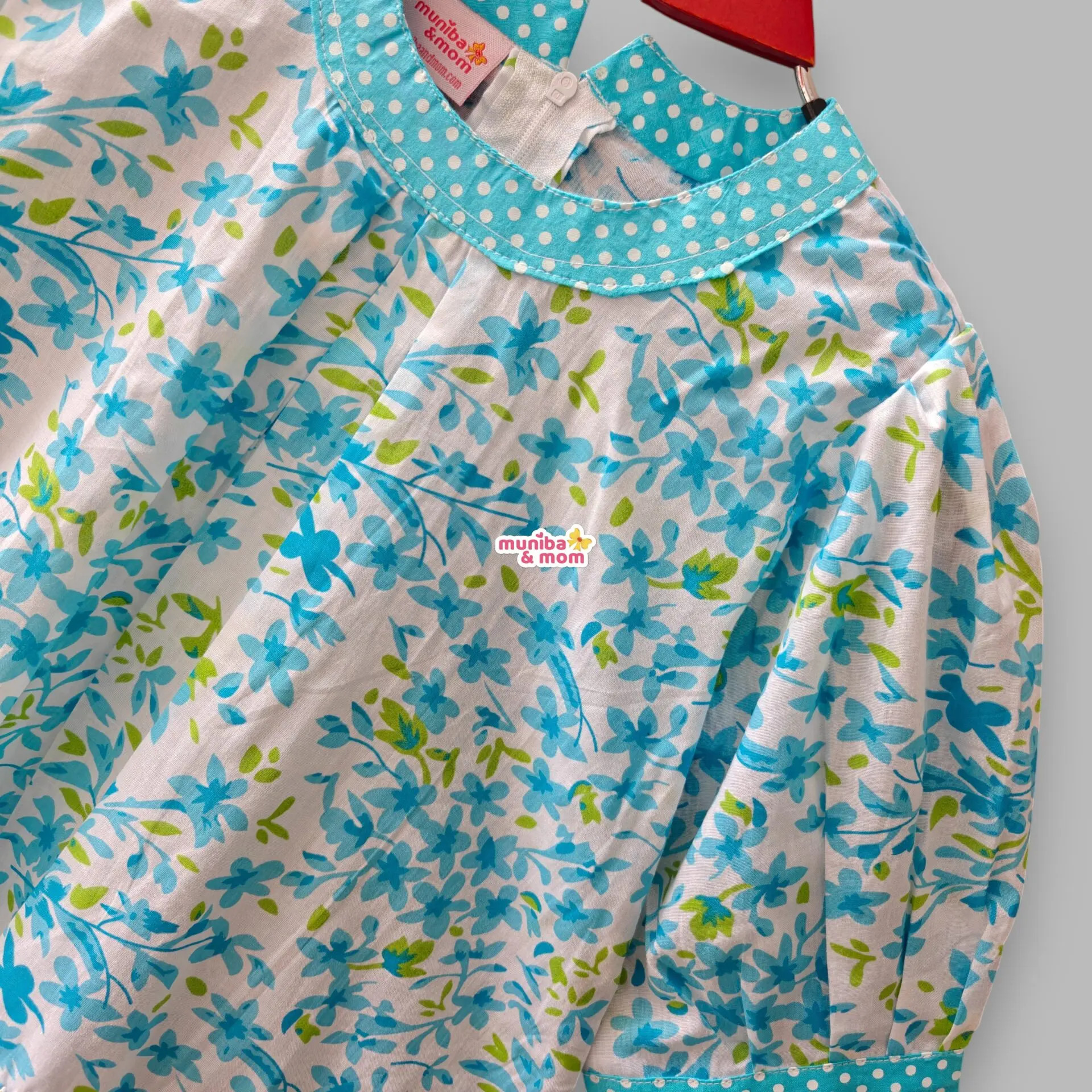 Sky Blue Premium Cotton Top-Set CC97T1 - Image 2