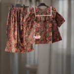 Black Boson Pure Cotton Top-set PC193T2