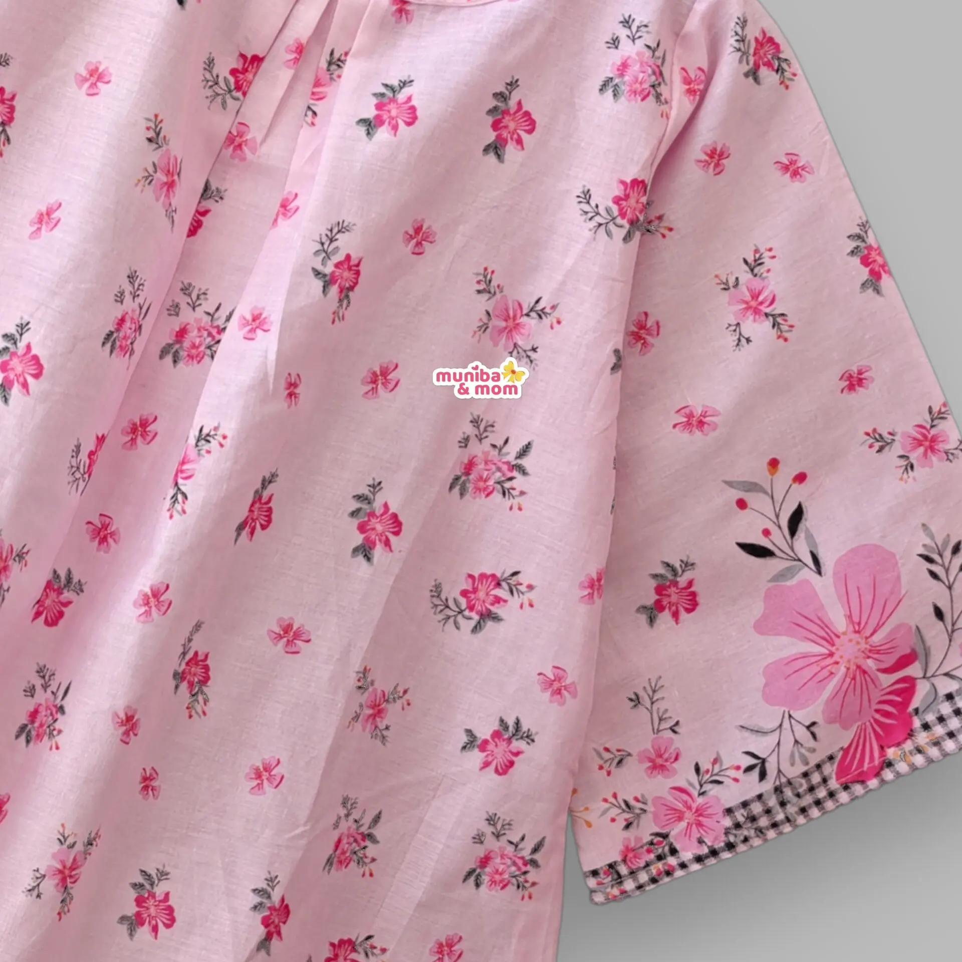 Pink Rose Premium Cotton Kamiz-Set CC88T1 - Image 2