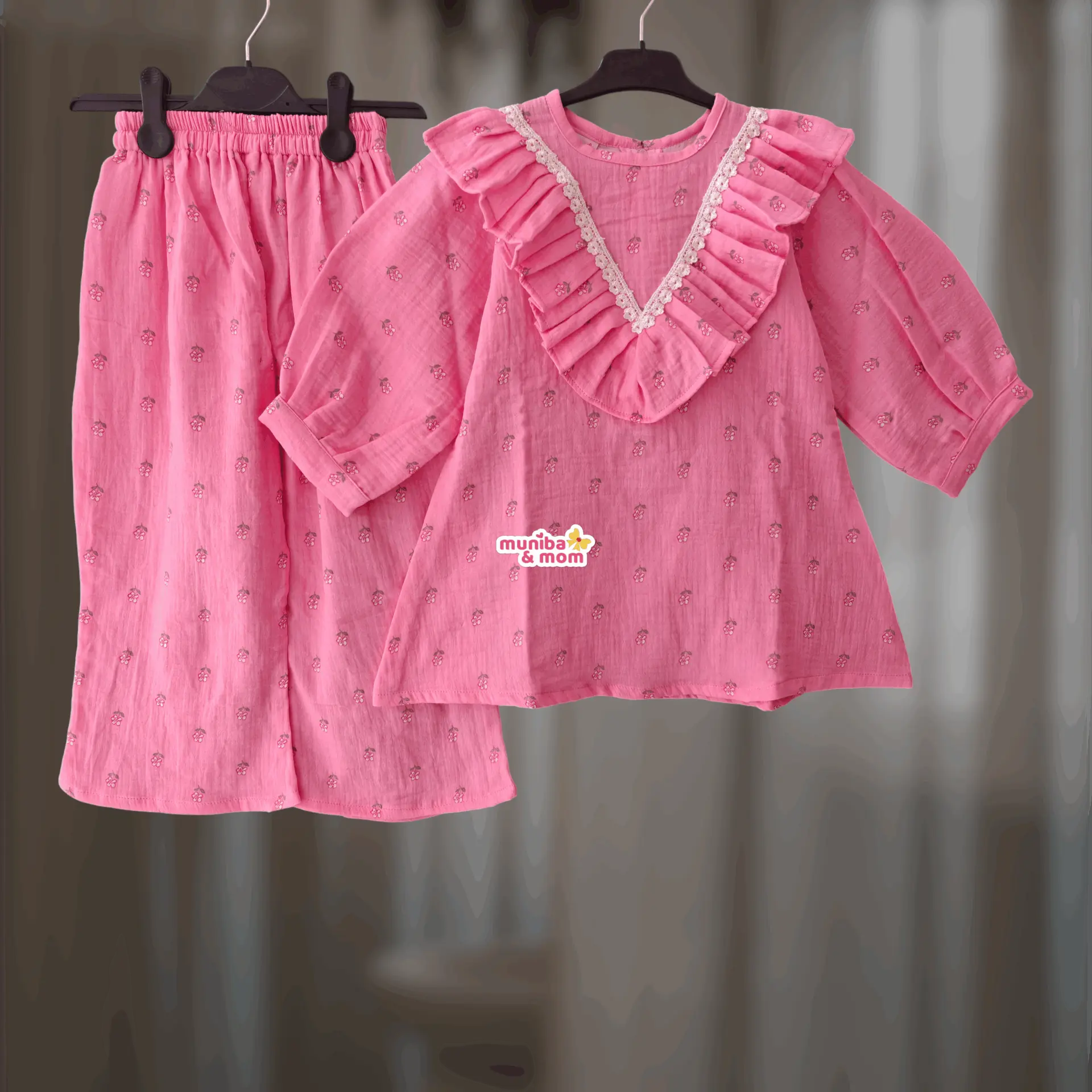 Candy Muslin Cotton Top-set DM7T2