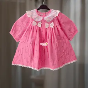 Candy muslin cotton frock