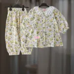 Lemon  muslin cotton Top-set DM9T1