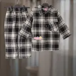 BlackCheck Flannel PJ set 6m-12y (M9T1)