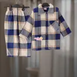 NavyCream Flannel PJ set 6m-12y (M9T3)