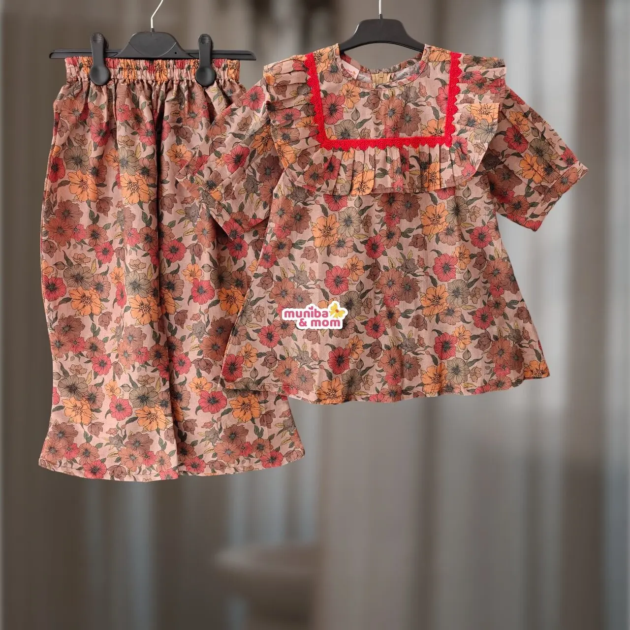 Cream Biscuit Pure Cotton Top Set PC195T1