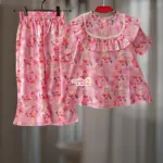 Pink Pure Cotton Top Set PC192T1