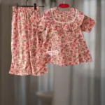 Peach Pure Cotton Top Set PC190T2