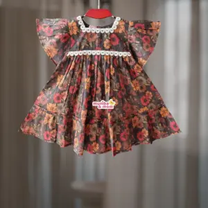 Black Boson Pure Cotton Frock PC193T1