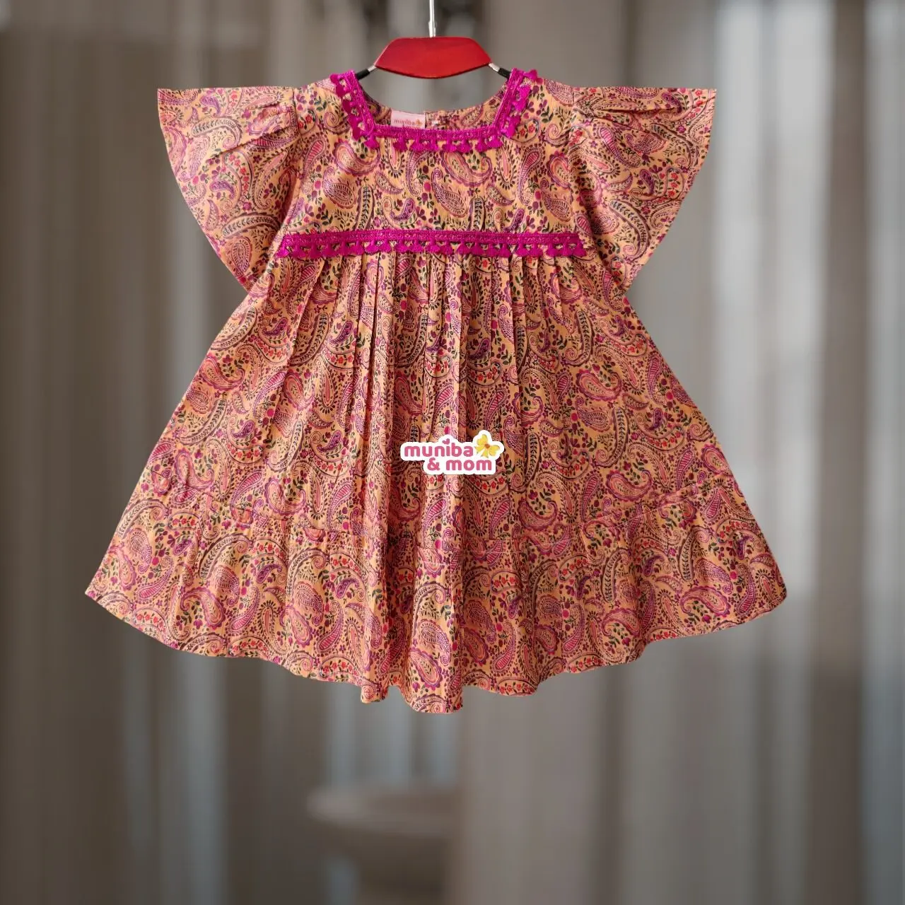 Biscuit Pure Cotton Frock PC191T2
