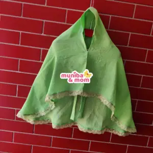 Baby Ruffled Hijab Slub Cotton (HJ13T1)