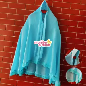 Baby Ruffled Hijab Slub Cotton (HJ10T1)