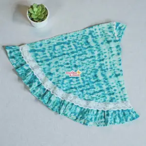 Baby Ruffled Hijab Muslin Cotton HJ21T1