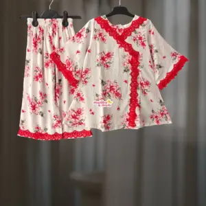 [Pre-order] Makhon Soft Crape Cotton Top-set (CC112T2)