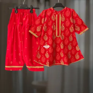 [Pre-order] Ac Cotton Red Top-set AC12T1