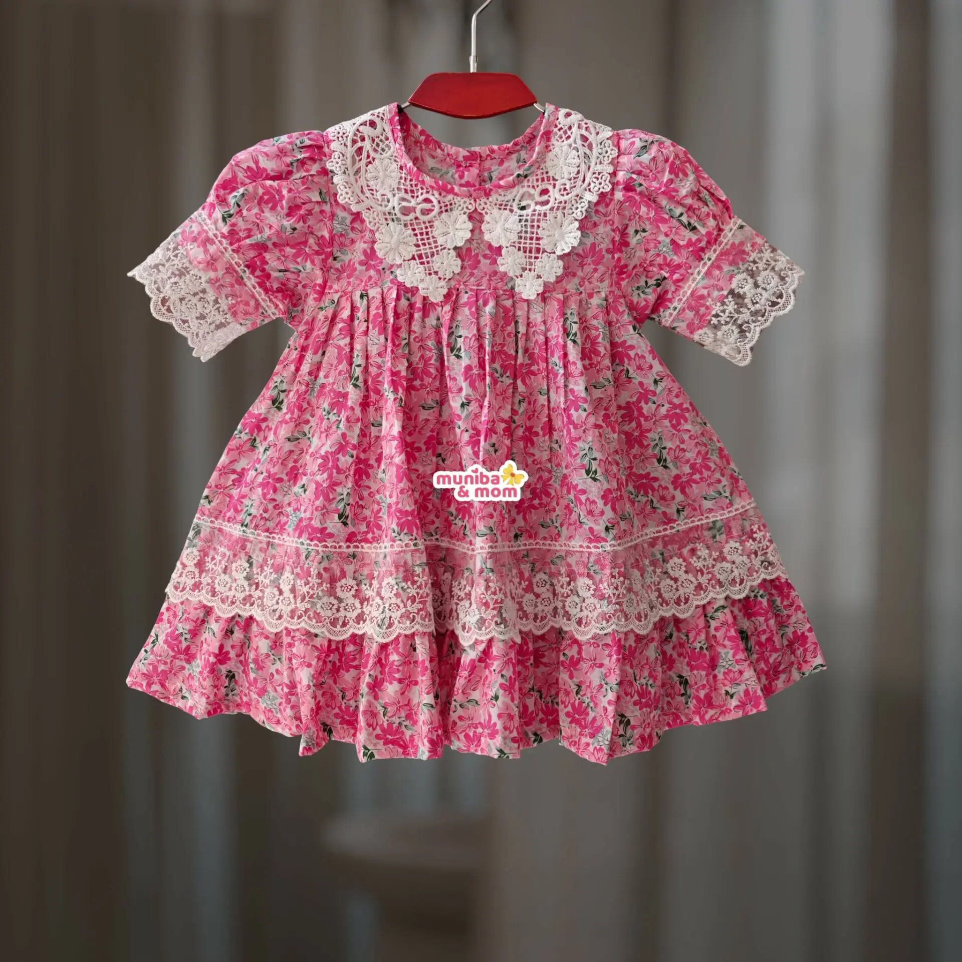 Pink Cotton Candy Frock CC114T1