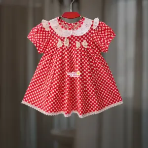 Red Ball Baby Frock CC119T1