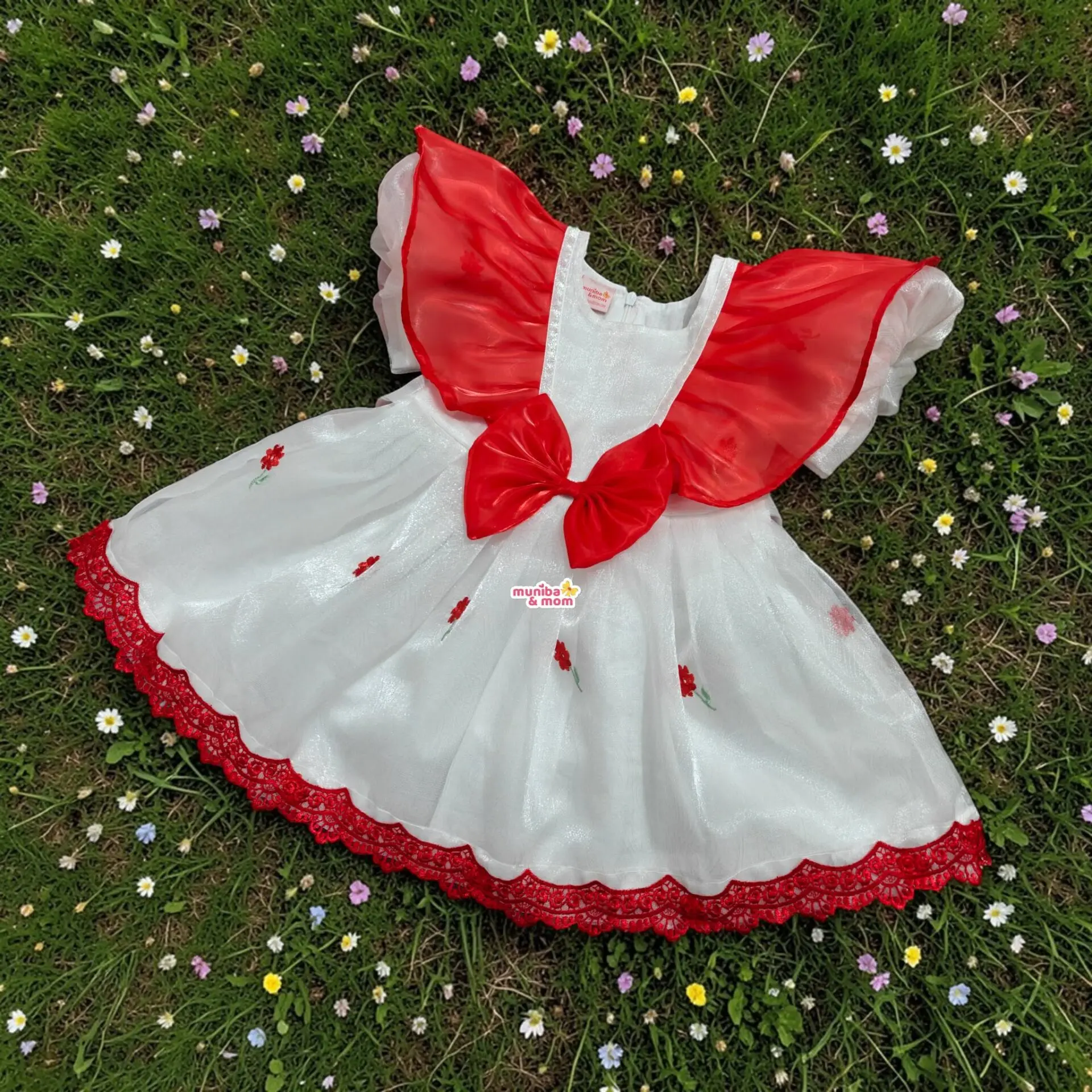 Jimmychoo Shiny Organza Party Frock JP1T1