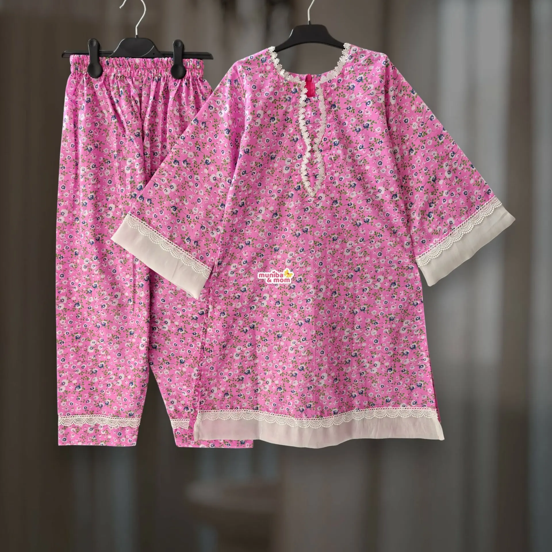 Candy Pink Salwar Kamiz-set CC115T3