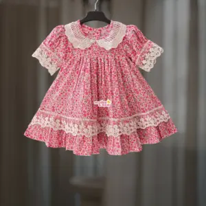 Chinese Misty Ruffled layered Premium Cotton Frock CC107T2