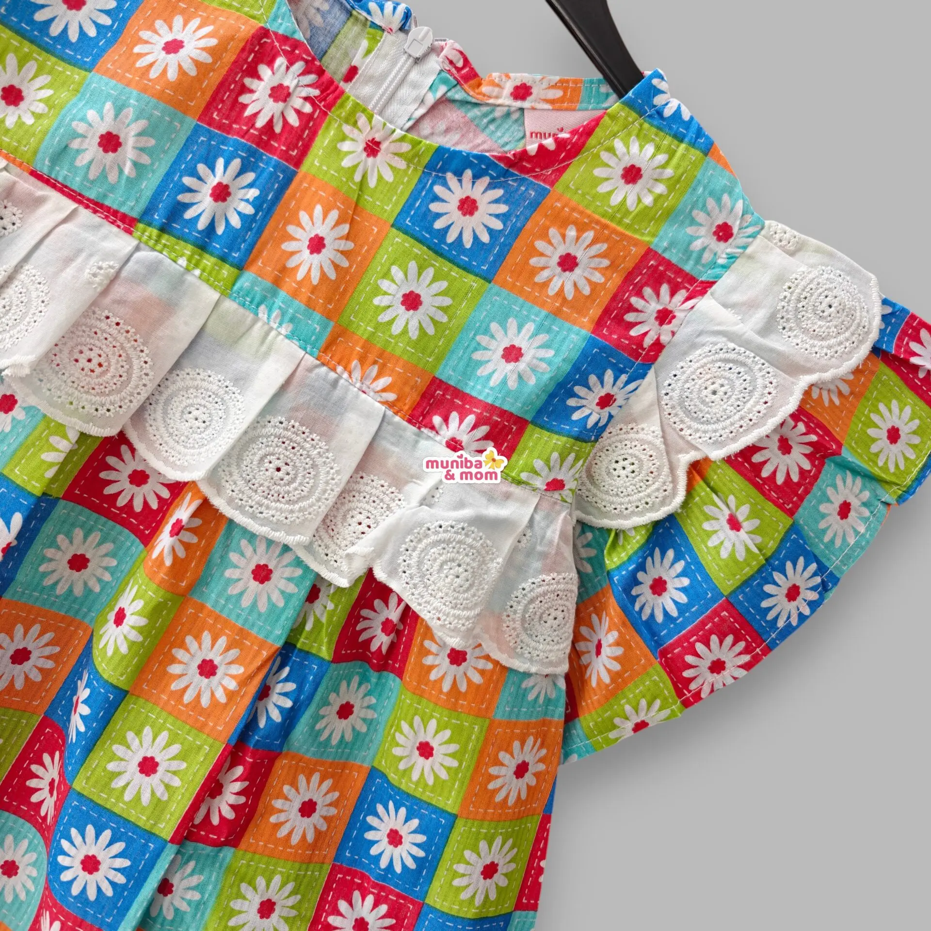 Multi floral Cotton Top-Set M11T2 - Image 2