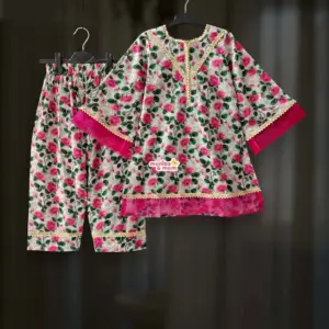 Chinese Rose Premium Cotton Kamiz-set CC128T1