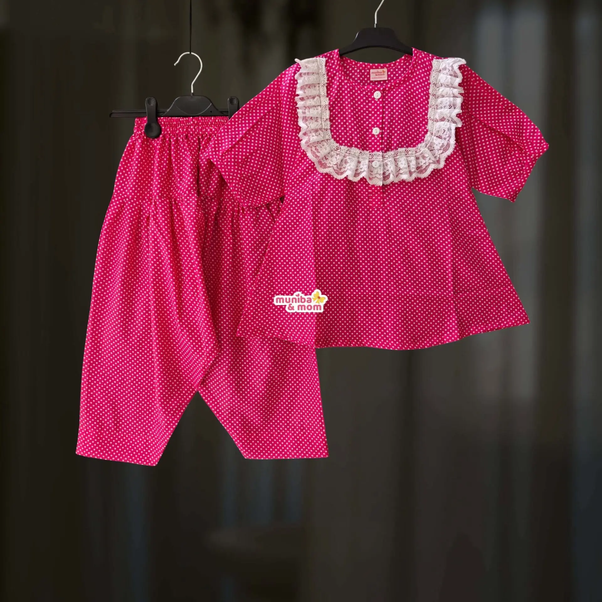 Bexi Rani Polka Top-pant set BX29T1
