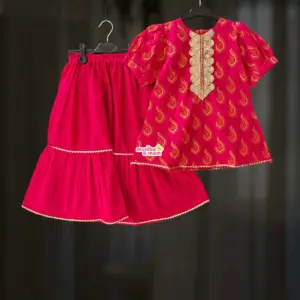 Aarong Rani Top and Sarara Set  AC17T1