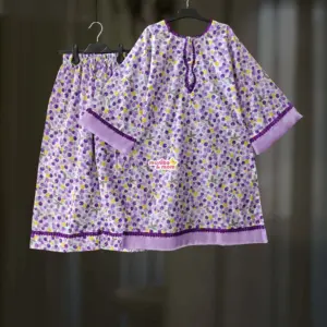 Purple berry Premium Pure Cotton Salwar Kamiz-set CC125T3