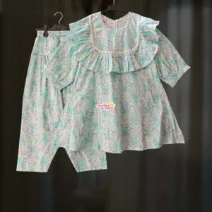 Pastel Mint Top-Pant set PC209T1