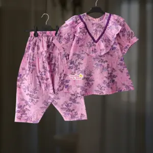 Bexi Pink Top-pant set BX31T1