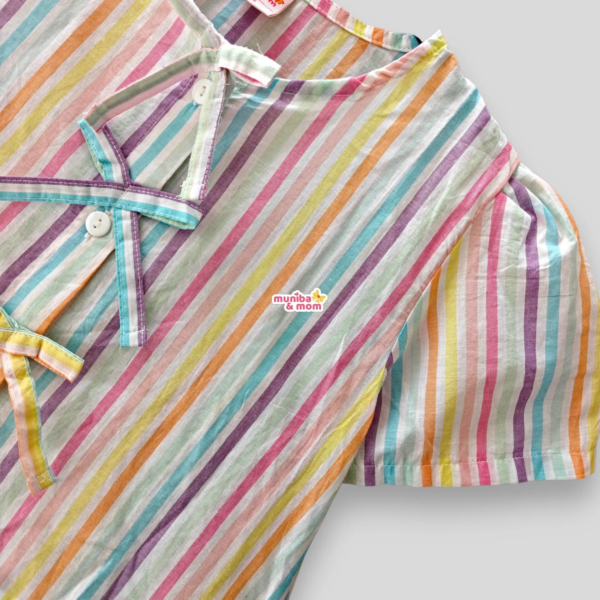 Multi stripe cotton top-set M13T5 - Image 2