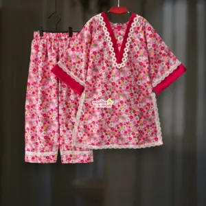 Pink Daisy Premium Pure Cotton Salwar Kamiz-set CC133T2