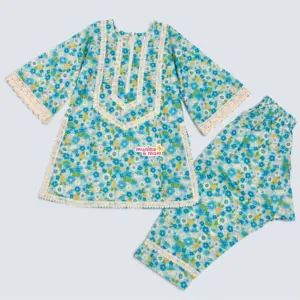 Sky Daisy Premium Pure Cotton Salwar Kamiz-set CC136T3