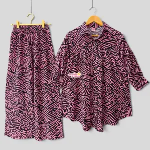 Onion black linen coord M21T2