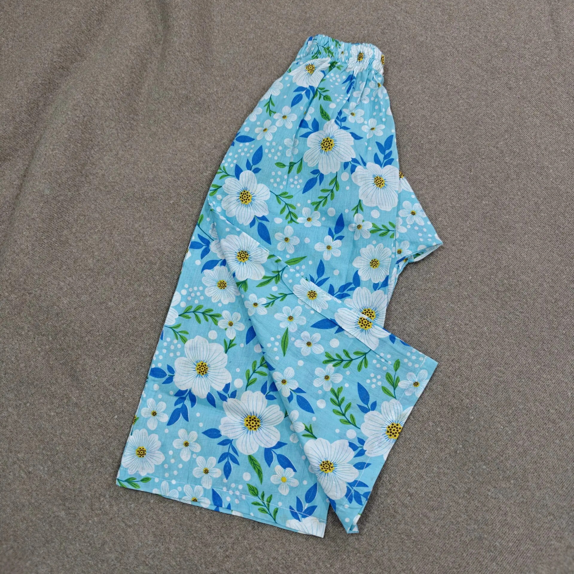 Sky floral cotton pant (MP3T21)