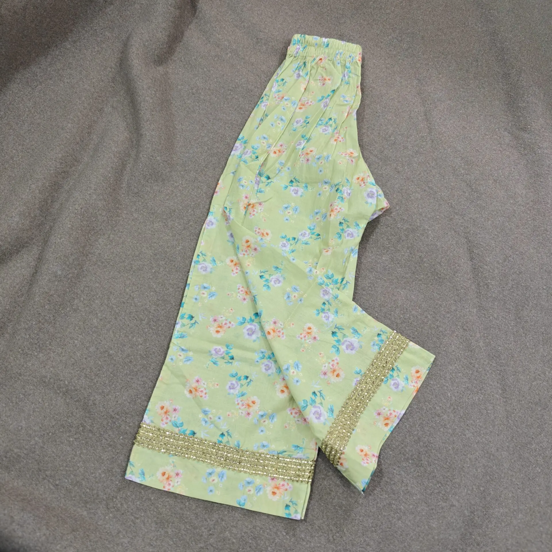 Lemon floral cotton pant (MP3T24)