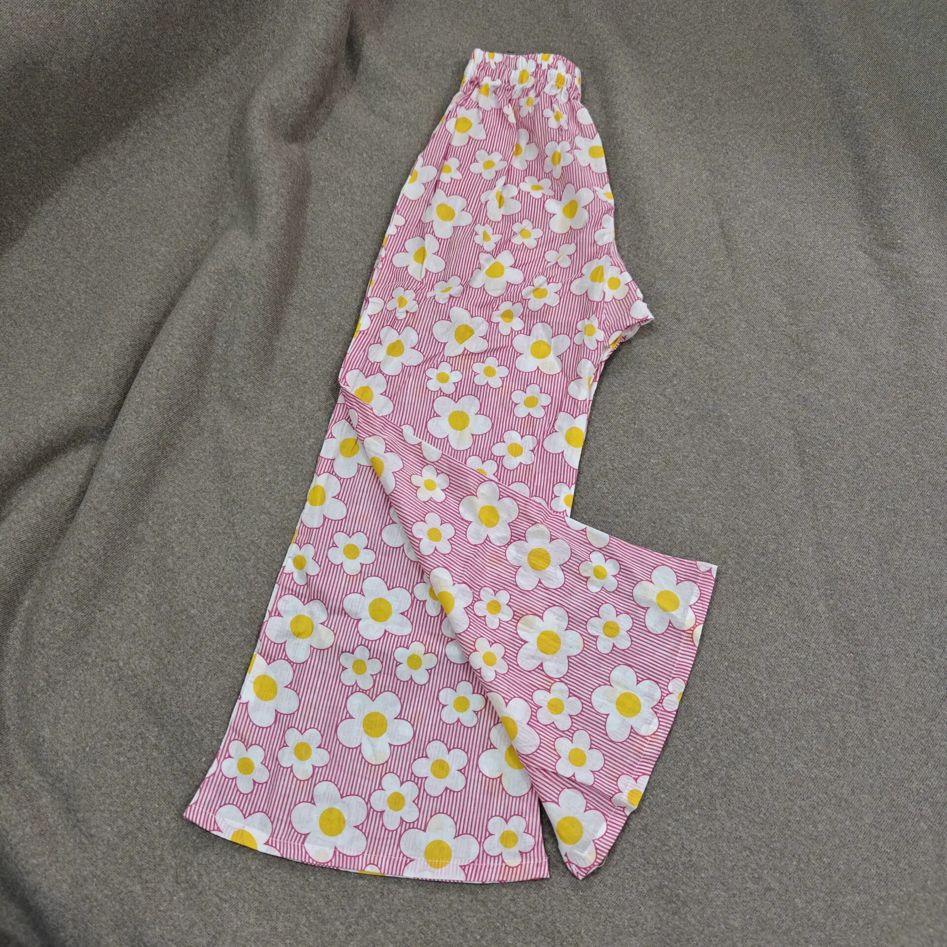 Pink floral cotton pant (MP3T29)