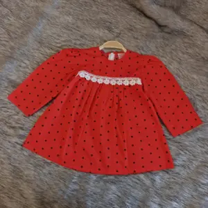 Red polka premium pure cotton top M22xT6