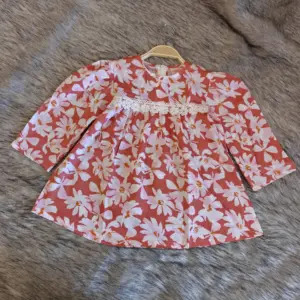 Red floral premium pure cotton top M22xT7