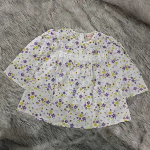 White-purple premium pure cotton top M22xT19