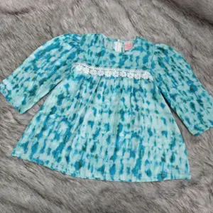 Ocean blue muslin top M22xT27