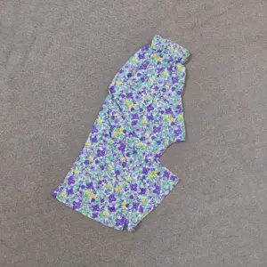 Purple floral cotton pant set (MP3T37)