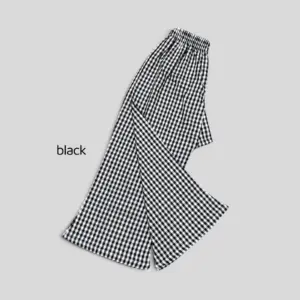 Black check cotton pant (MP2T6)